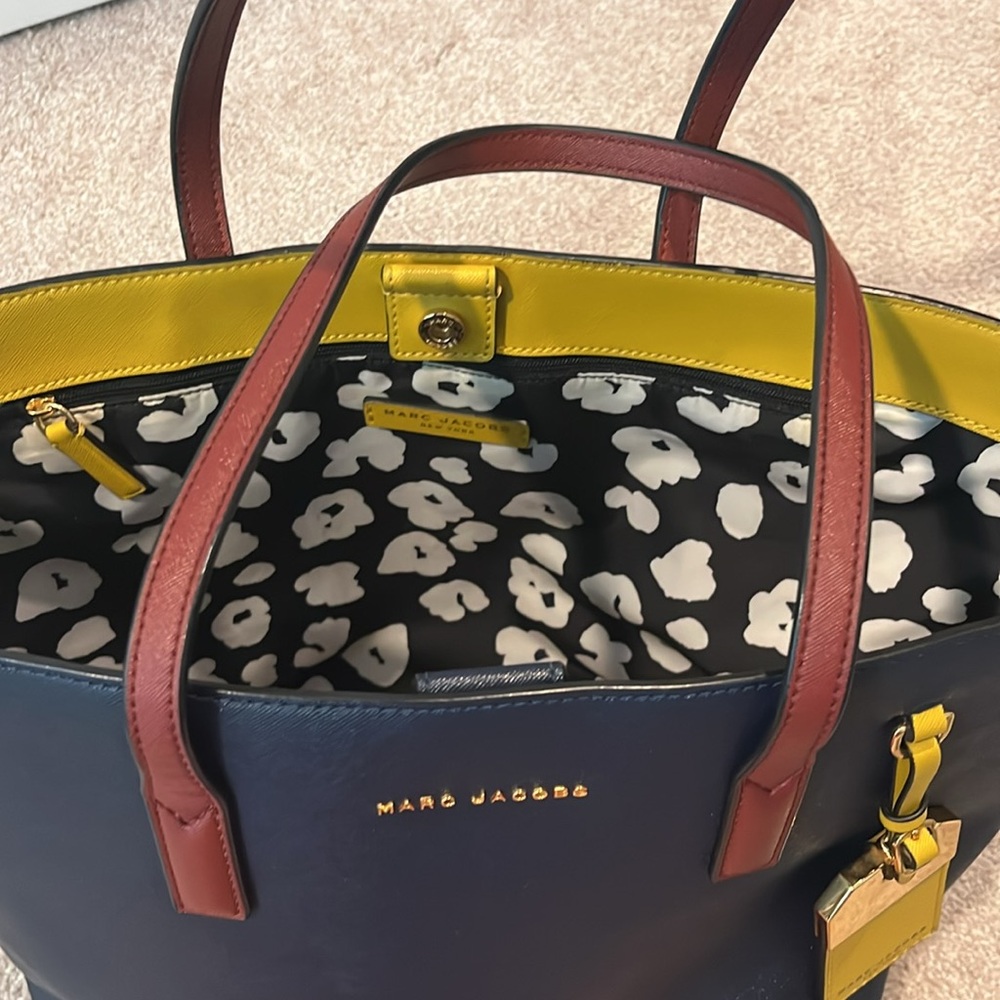 GUC Marc Jacobs Colorblock Tote Bag - Picture 5 of 9
